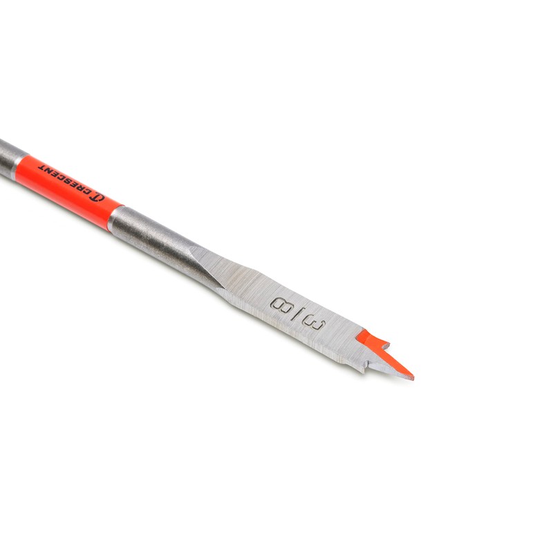 Crescent Flat Spade Drill Bit | 6" x 3/8" |