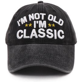 Funny Retirement or Birthday Gifts Hats for Men Women,I'm Not Old Classic Baseball Cap Gag Gifts for Dad Grandpa Old Man Senior Citizen