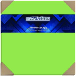 50 Bright Mint Green 65lb Cover|Card Paper - 12 X 12 Inches Scrapbook Album|Cover Size - 65 lb/Pound Light Weight Cardstock - Quality Printable Smooth Surface for Bright Colorful Results