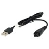 vhbw Charging Cable Compatible with Panasonic ES-LA92, ES-LA93, ES-LA94, ES-LC20,