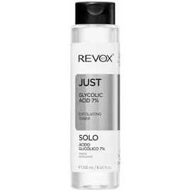 REVOX B77 - Just Glycolic Acid 7%, 250 ml, Tónico Facial Exfoliante para Rostro y Cuello, Exfolia, Ilumina y Mejora la Textura de la Piel, Calma y Alivia Piel Irritada, Hidrata en Profundidad