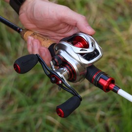 Sougayilang MAX Baitcasting Reel 8.0:1 High Speed Fishing Reel 18LB Carbon Fiber Braking Force Baitcaster Fishing Reels with Magnetic Brake System