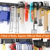 Housolution Heavy Duty Garden Tool Organizer 64 Inch - 18Pack