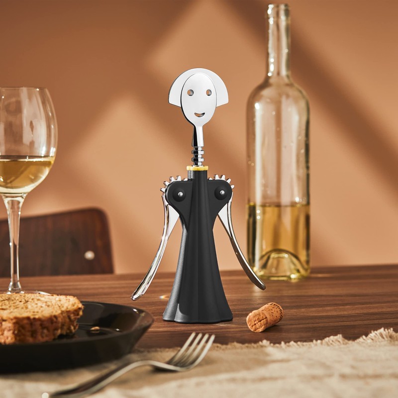 ALESSI Anna G. Wine Opener Black AAM01 B