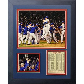 Chicago Cubs - 2016 NLCS Champions 11" x 14" Framed Photo Collage by Legends Never Die, Inc. - Celebration