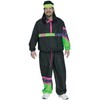 Fun World Men's 80s Track Suit Plus Size Costume
