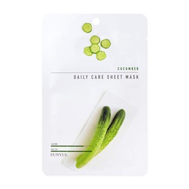 Pack of 10] EUNYUL Daily Care Facial Sheet Mask Pack Cucumber x 10ea Korean Skincare Hydrating & Nourishing & Natural Ingredients for All Skin Types