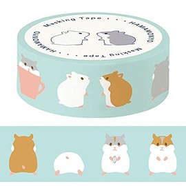 Hamamonyo Masking Tape I LOVE Hamster
