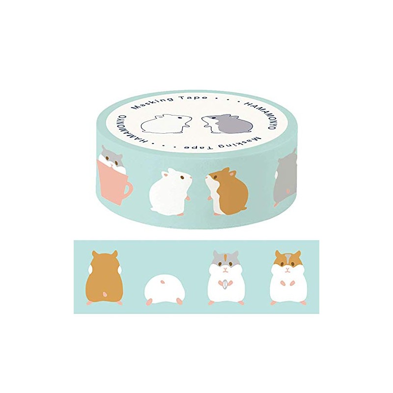 Hamamonyo Masking Tape I LOVE Hamster