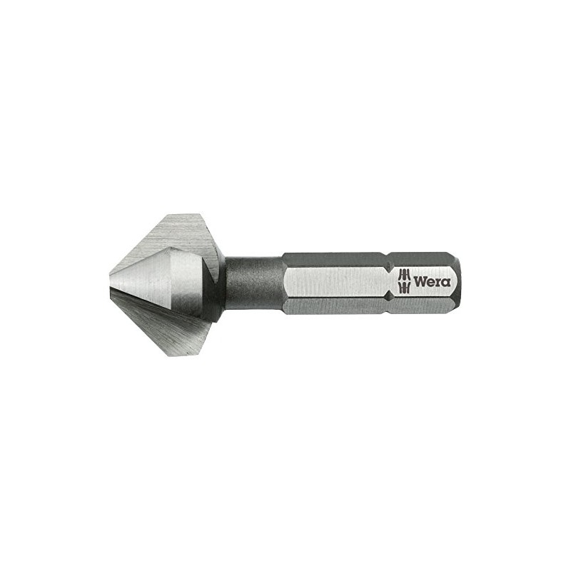 Wera 05104633001 Countersink Bit 846 3-Flute 12.40x35.0mm, Silver
