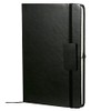 Kesote A5 Cuaderno con Cubierta Dura Libreta Negra con Banda
