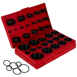 ZENO Tap Washers - 419 PCS | O-Rings Rubber Washers | Tap Washers Assorted UK | Kitchen Tap Washers | Assorted Seal Kit | Plumbing | Rubber Spacer Gasket Washers Seal O-Ring Kit - 32 Sizes