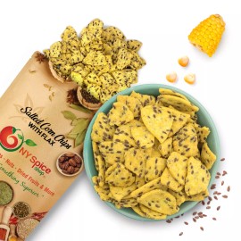 NY Spice Shop Salted Corn Chips with Flax by NY Spice Select Weight FREE SHIP - 1lb