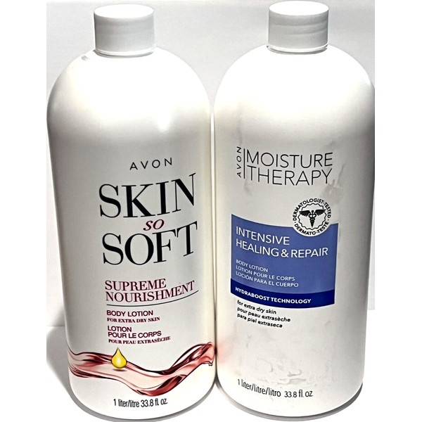 AVON SKIN SO SOFT SUPREME NOURISHMENT + Moisture therapy Body lotion  2 pack