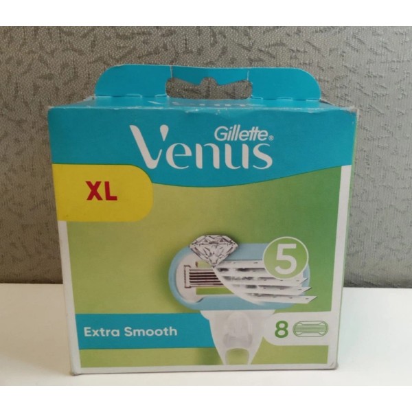 Gillette Venus Extra Smooth Razor Refill Blades, 8 Count