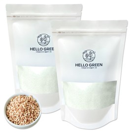 Hello Green Domestic Raw Job's Tears Powder 500gX2 (Pack) Total 1kg / 헬로우그린 국내산 생 율무 가루 500gX2(팩) 총1kg