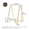 Large Brass Wire Stand, Set of 5, Gold Tablet Stand,