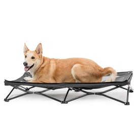 Raised Puppy Bed - Elevated Pet Bed - Outdoor Pet Bed - Raised Cot for Dogs - Versatile Dog Cot - Elevated Dog Bed by Tebon