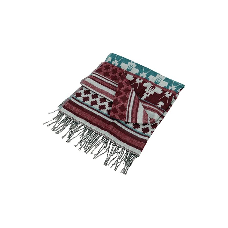 GURU SHOP Soft Pashmina Scarf / Stole with Paisley Pattern,