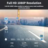 3-Channel Car Dash Cam Wifi 1080p FHD 140° Wide Angle