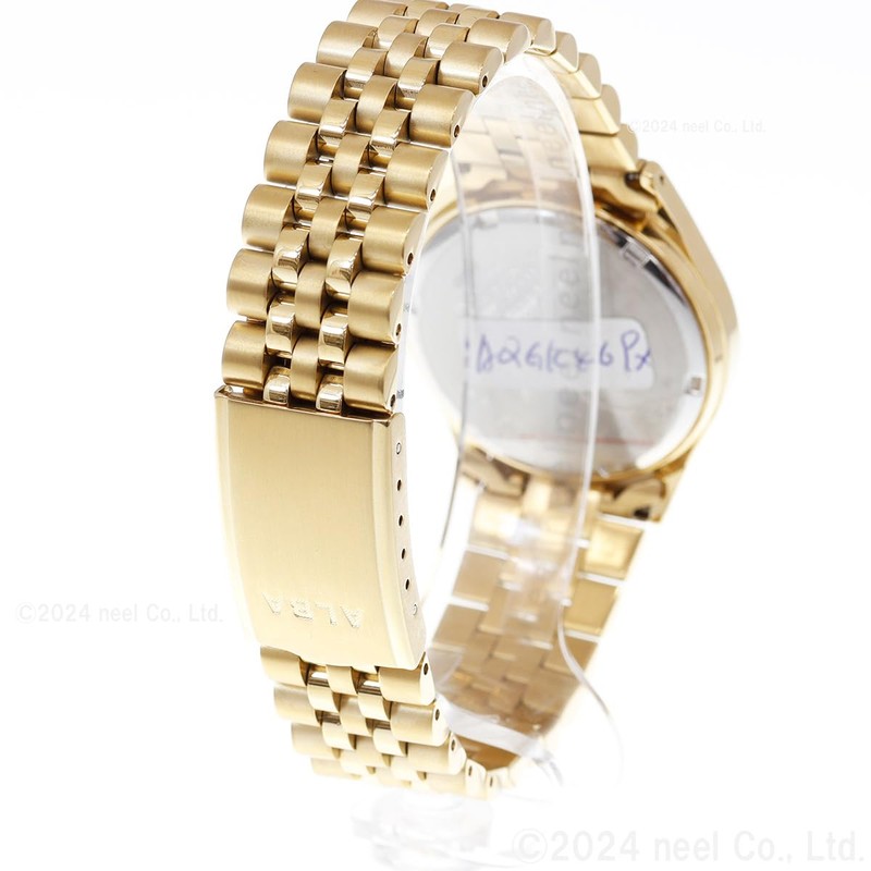 Seiko Watch AQGK469 Men's Wristwatch, Standard Quartz, Champagne Gold, gold,