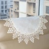 URROMA Polyester Round Doily, Grape Lace Polyester Round Tablecloth Cover