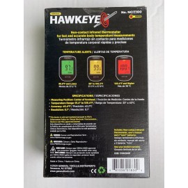 General Hawkeye Non-contact Infrared Thermometer Sealed Free Ship
