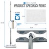Static Floor Wipes Mop, Flat Mop with Disposable Floor Wipes