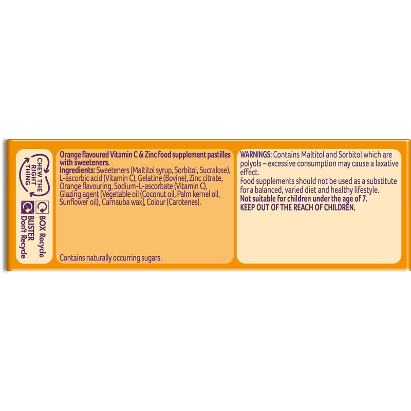 Bassetts Vitamins 7-11 Years Immune VIT C & Zinc 30's,