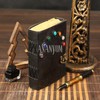 ANANYOM Handmade Leather Journal, Black, Tree Of Life 7 Chakra