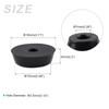 METALLIXITY Rubber Bumper Feet (18x5mm/0.71"x0.2") 10Pcs, Round Leg Pads Floor