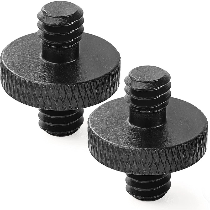 Standard 1/4" Male to 1/4" Male Thread Camera Screw Double
