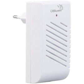 CASAcontrol Housebell: Socket Doorbell with Wireless Bell Push Button and 16 Ringtones, 30 m (Door Bell, Wireless Doorbell, Wireless Switch)