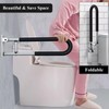 BotaBay Handicap Grab Bars Rails 23.6 Inch Toilet Paper Holder