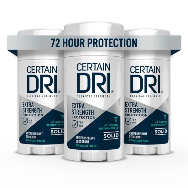 Certain Dri Certain Dri Extra Strength Clinical Antiperspirant Solid Deodorant,