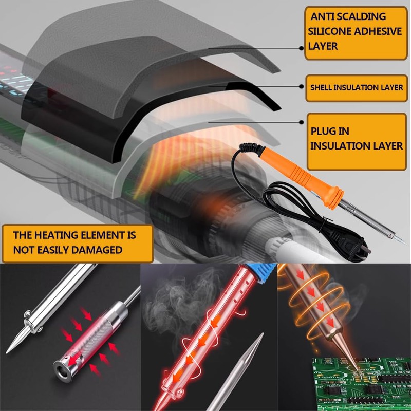 LEATBUY-TECH LEATBUY Crimper Cat5/Cat5e/Cat6 Crimping Tool RJ45 Crimp Tool Set