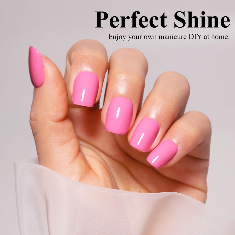 Imtiti 1 Piece 15ml Deep Pink Color Gel Soak Off
