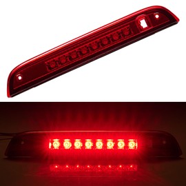 Cxdar Third 3rd Brake Light LED for 2007-2017 Jeep Patriot, High Mount Rear Brake Lights Assembly for 07-17 Jeep Patriot, Waterproof Center Cab Lamp Stop Light (Red)