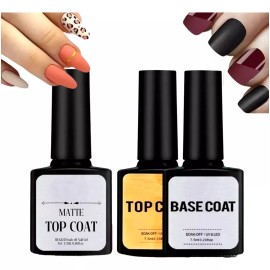 Veraly Esmalte Base Coat/ Top Coat / Top Matte Para Polygel  1pz