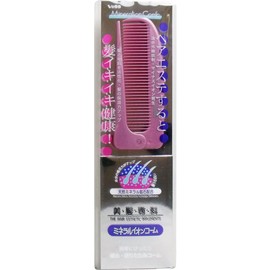 Bess Mineral Ion Comb, Thin Folding Comb, Pink, 1 Piece (x1)