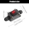 yotutun Waterproof Inline Switch, 20A 12V DC DPST 4-Pin IP67
