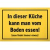 DankeDir! In dieser Küche vom Boden essen - Sign 30