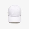 Lacoste Unisex Adult's Side Croc Cotton Cap, White, One Size