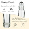 GIVITASOT 10ML Essential Oil Roller Bottles, 4 Pack Clear Mix