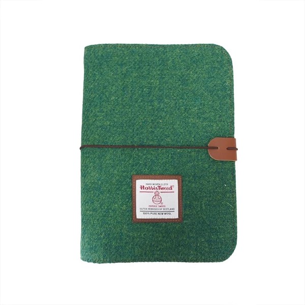 Harris Tweed A5 Notebook Binder 6 Ring, Wool Fabric Soft