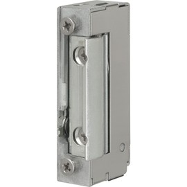 eff eff Door Opener 118E340 with Reinforced Latch Spring without Locking Metal Silver Screw-In Universal Momentary and Continuous Contact Symmetrical