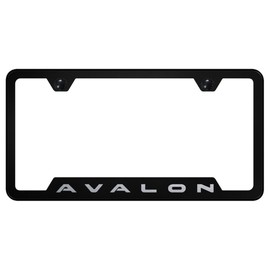 Au-TOMOTIVE GOLD Logo Cut-Out License Plate Frame for Toyota Avalon (Black)