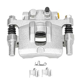 Detroit Axle - Rear Right Brake Caliper w/Bracket Replacement for Jeep Compass Patriot Dodge Avenger Caliber ancer Chrysler Cirrus 200 Sebring Lancer