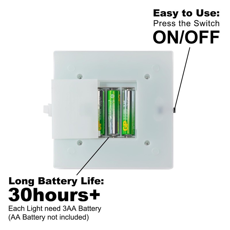 Simplelight 5 Inch Square Led Light Base - Light Base