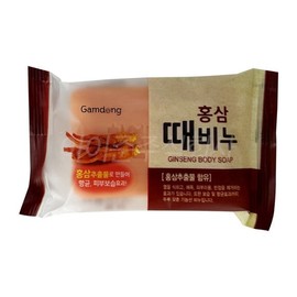 Taekwang Gamdong Red Ginseng Exfoliating Soap 150g Shower Soap Bath Soap Exfoliation Bathroom Supplies / 태광 감동 홍삼 때비누 150g 샤워비누 목욕비누 각질제거 욕실용품